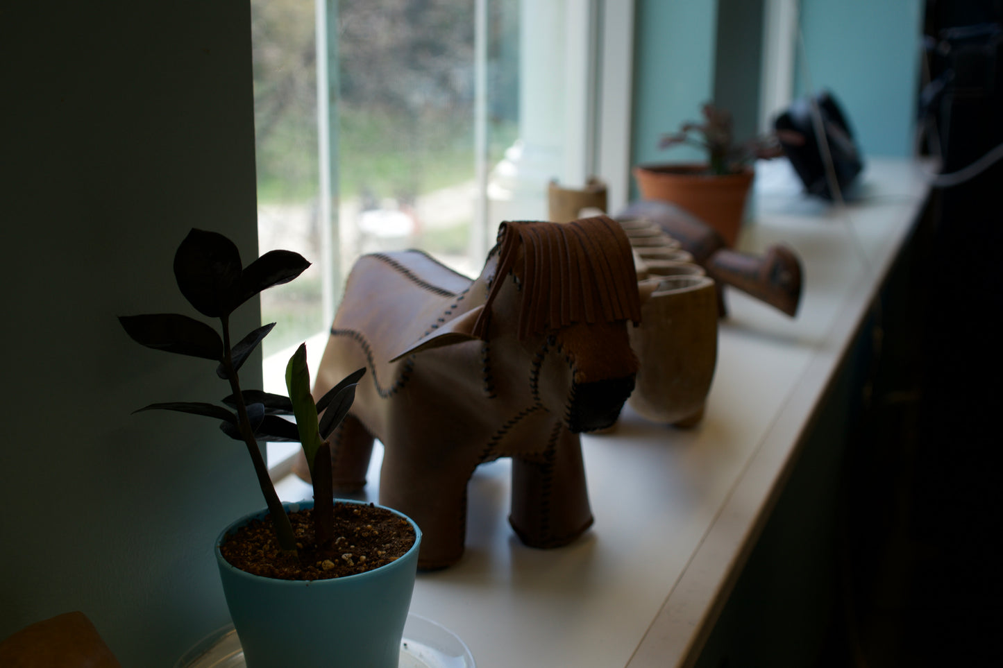 Decorative Leather Cows